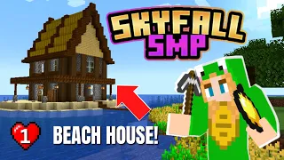 The CUTEST Starter Beach House! | Minecraft 1.19 Survival Let's Play | SKYFALL SMP [Episode 1]