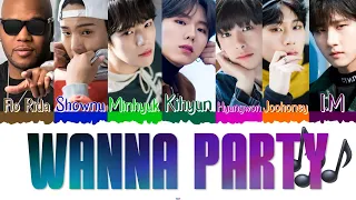 🎶 MONSTA X (몬스타엑스) Ft. Flo Rida - Wanna Party (IA) [Color Coded Lyrics Han|Rom|Esp] 🎶