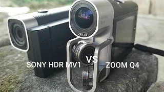 ZOOM Q4 VS SONY HDR MV1 Video & Audio Recorder REVIEW ZOOM Q4 VS SONY HDR MV1 Voice Recorder