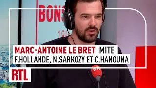 Marc-Antoine Le Bret imite François Hollande qui réagit à la vente de son scooter