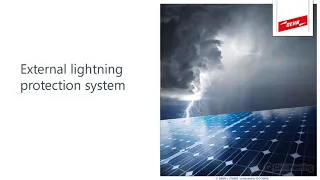 Webinar: Lightning and Surge protection for  Photovoltaic Systems