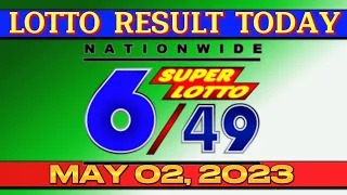 6/49 Super.Lotto  RESULT TODAY MAY 02, 2023 #649superlotto
