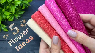 5 IDEAS 💥 DIY Flowers Foam Sheet Craft Ideas How to make Flowers