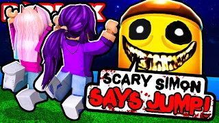 We survived Scary Simon Says on Roblox!