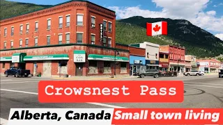 Crowsnest Pass Town | Small town living in southern Alberta | vacation home in Alberta | Canada 🇨🇦