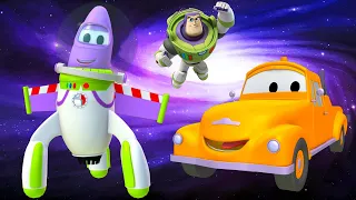 Buzz Lightyear - Vopsitoria lui Tom în Orasul Masinilor 🎨 Desene pentru copii