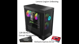 Lenovo Legion Tower 5i-12700, 1TB,  RTX 3060- 12GB GDDR6, 16 GB Ram Unboxing, Upgrading Ram + HDDs 👌