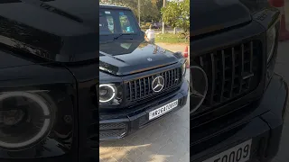 G- Wagon In Gurugram Asking to Owner what you to do for living 😂 #mercedes #gwagon #black #cars 🔥