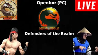 LIVE: Será que vamos conseguir zerar HOJE? MK Defenders of the Realm - OpenBor (PC) Ep 3