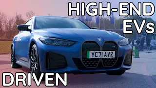 High End EVs Driven - BMW i4, Audi e-tron GT, Mercedes EQS, Audi Q4 e-tron Sportback