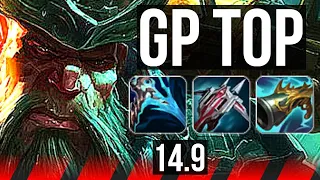 GANGPLANK vs ORNN (TOP) | 1200+ games, 14/3/5, Godlike | NA Master | 14.9