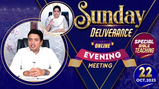 Sunday Deliverance Evening Online Meeting (22-10-2023) Ankur Narula Ministries