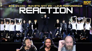 StayingOffTopic Reacts - BTS (방탄소년단) - RUN BTS (달려라 방탄) - Live Performance | #btsrun