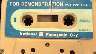 National Panasonic demonstration cassette - early 1970s