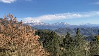 Driving up to Big Bear, CA from San Bernardino after a snow storm. Perfect road conditions 2/28/2022