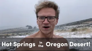 Exploring an Oregon Natural Hot Springs in Winter