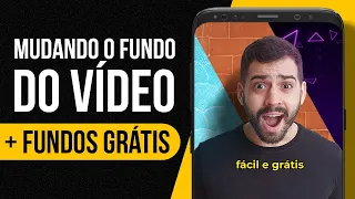 Como MUDAR O FUNDO do vídeo pelo CELULAR | GRÁTIS E FÁCIL pelo aplicativo CapCut