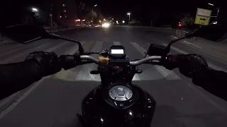 VOGE 300AC NIGHT RIDE RUSSIA RYAZAN / VOGE 300AC Ночная поездка Россия Рязань