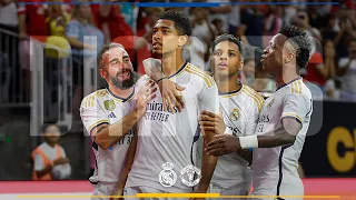 AMAZING BELLINGHAM & JOSELU GOALS! | Real Madrid 2-0 Manchester United | Soccer Champions Tour