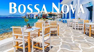 Bossa Nova Jazz - Seaside Cafe Jazz & Bossa Nova Music with Ocean Wave Sound for Study & relax