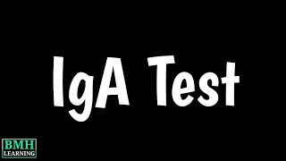 Immunoglobulin A Blood Test | IgA Blood Test | Immunoglobulin Test |