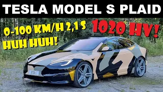 KOEAJO: Tesla Model S Plaid - RAAKA VOIMAPESÄ!