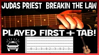 Judas Priest Breaking the Law Guitar Chords Lesson & Tab Tutorial