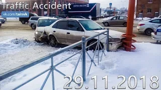 Подборка аварий и дорожных происшествий за 29.11.2018 (ДТП, Аварии, ЧП, Traffic Accident)