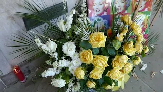 Marilyn Monroe Grave Flowers Pierce Brothers Westwood Memorial Park Los Angeles CA August 12, 2023