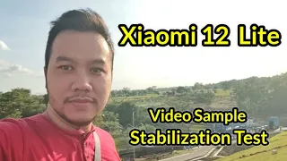 Xiaomi 12 Lite Kamera Video Sample Stabilization Test 2022