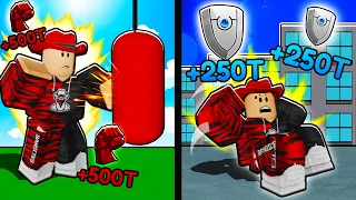 ALL TRAINING AREAS In Roblox Anime Fighting Simulator X...