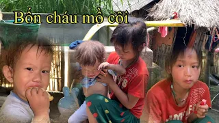 Chú cháu Dờ,mẹ nhẫn tâm bỏ đi,giờ lại tới bố bỏ mặc thật xót xa khi bắt gặp cảnh này..!