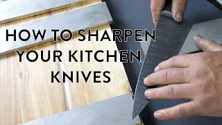 BLADESMITHING | Knife Sharpening 101 | Beginner Basics