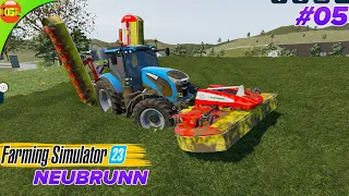 Cutting Grass with New Mower and Making more Olive Oil | Farming Simulator 23 Neubrunn #5
