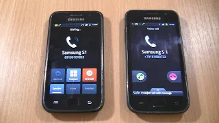 Over the Horizon Incoming  & Outgoing call at the Same Time 2 Samsung Galaxy S1 in 2022