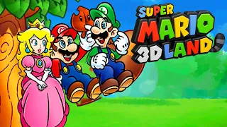 Super Mario 3D Land (Mario & Luigi) - Full Game Walkthrough