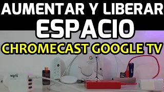 Aumentar y liberar espacio de almacenamiento Chromecast 4 Google TV Limpiar Caché Sacar Apps HUB OTG