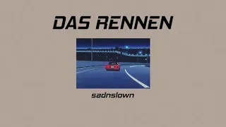 RIN - DAS RENNEN (SLOWED TO PERFECTION) -sadnslown