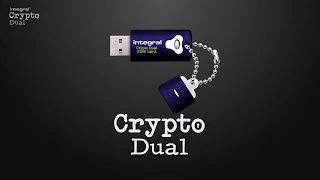 Integral Crypto Dual - AES 256-bit Hardware Encrypted USB, FIPS 140-2 validated