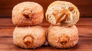 Crazy Good Sourdough Doughnuts With Dulce de Leche | Recipe