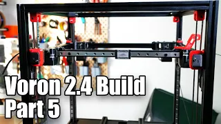 LDO Voron 2.4 Rev C 3d Printer Build Part 5: A/B Belts & Stealthburner