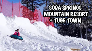 Soda Springs Mountain Resort Tube Town! | Bay Area Family Vloggers