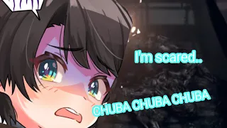 Oozora Subaru - From chuba to screaming (cute horror reaction) 【Hololive/Eng sub】