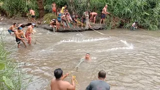 Fishing Net Video - Amazing Traditional Cast Net Fishing in The River At The Countryside (Part 29 )