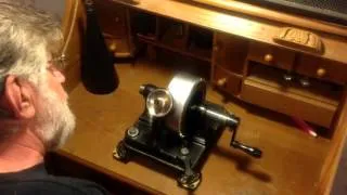 edison 1878 tinfoil phonograph / excellent results