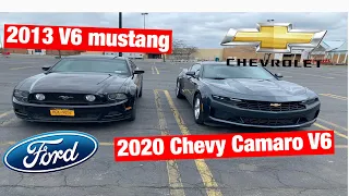 Mustang Owner Shocked Driving 2020 Camaro V6 10Speed