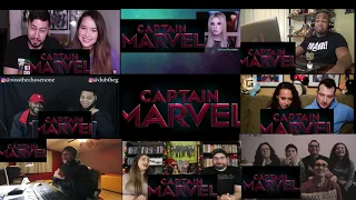 Captain Marvel Trailer #2 (2019) Reactions Mashup