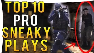 CS:GO - TOP 10 PRO SNEAKY BEAKY PLAYS I Episode 1 I ft.Snax,PashaBiceps &More!