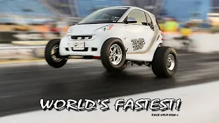 MOST AMAZING TRANSFORMATION! MILD TO WILD! 9 SEC SMART CAR! WORLD'S FASTEST! RT66!