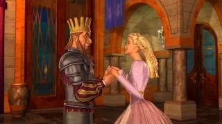 Barbie as Rapunzel - Rapunzel is reunited with her father